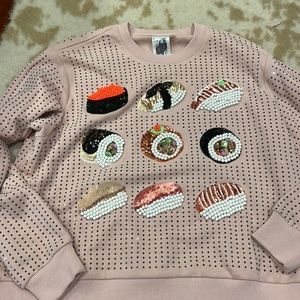 Queen of sparkles sushi sweatshirt